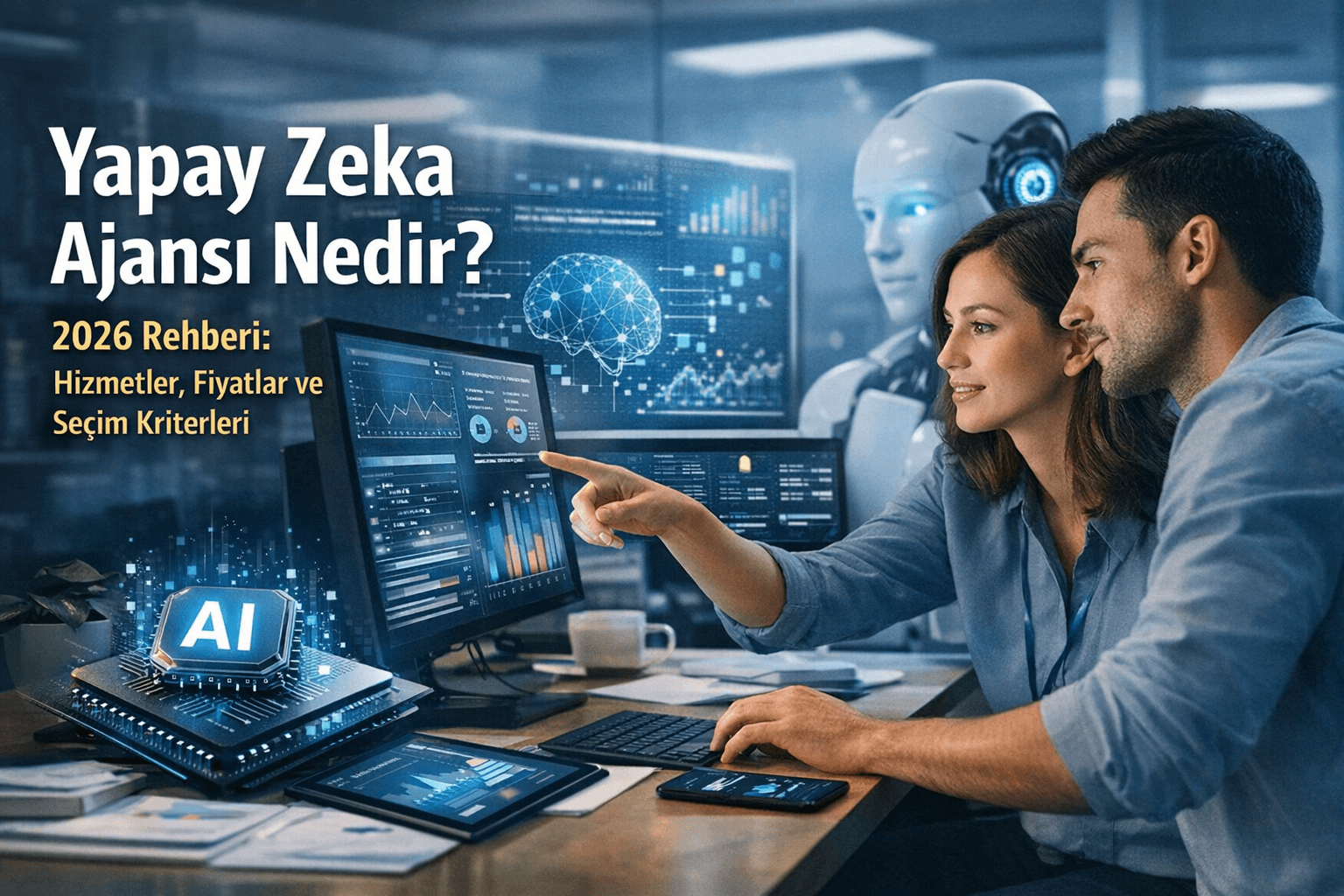 Yapay Zeka Ajansı Nedir? 2026 Rehberi: Hizmetler, Fiyatlar ve Seçim Kriterleri