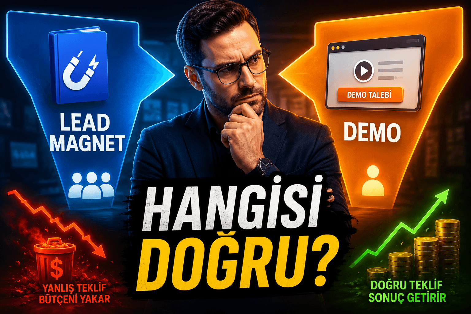 Lead Magnet mı, Demo Talebi mi? Hangi Teklif Ne Zaman İşe Yarar