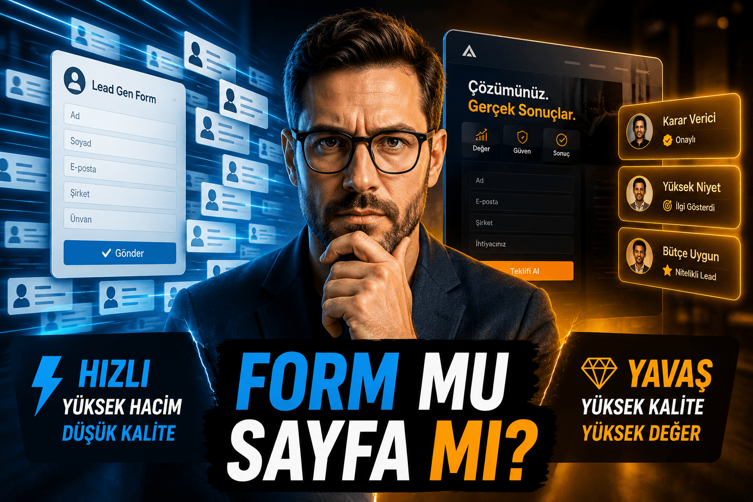 LinkedIn Lead Gen Form vs Landing Page: Hangisi Daha İyi?