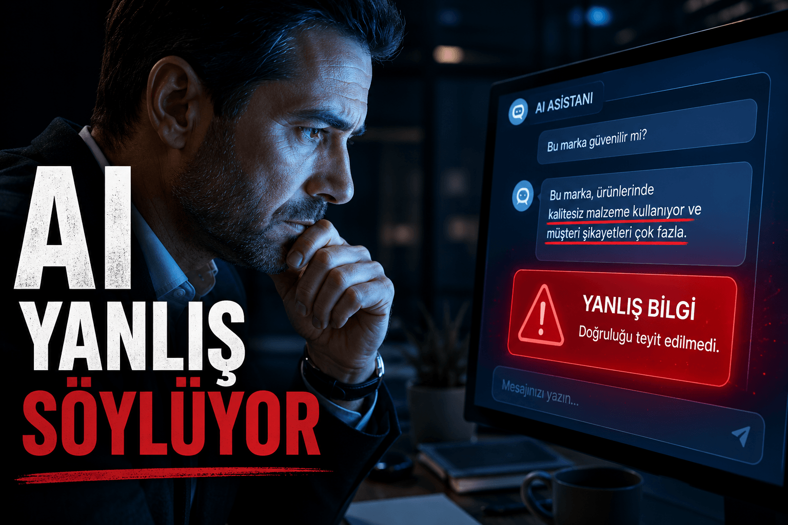 Yapay Zeka Markanız Hakkında Yanlış Bilgi Verirse Ne Yapmalısınız?